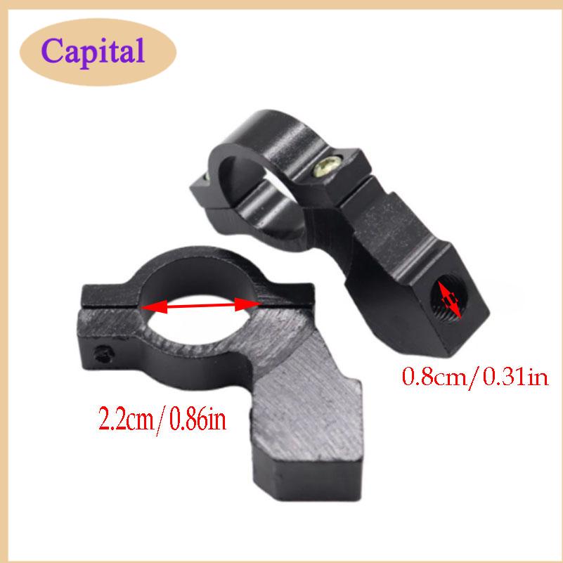 Rearview mirror bracket 8mm/10mm for black motorcycle rearview mirror bracket