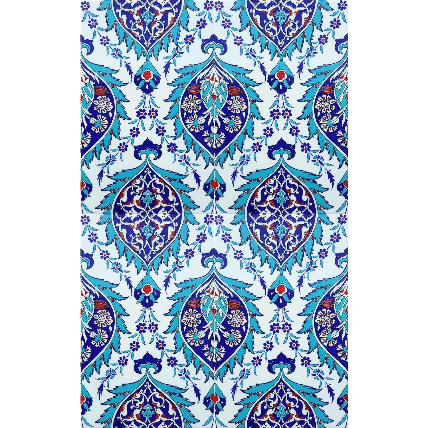 Armada Tegel 25 X40 Cm Sp 417 Blauw Navel Traditionele Kutahya Heeft Iznik Tegel Keramische Tegels Model