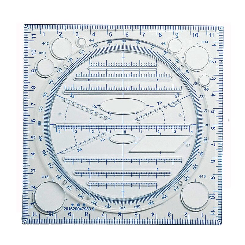 Diy scrapbooking multifunktionel tegning plotter solid geometri skabelon kontor skole skæreudstyr skære måtter model værktøj