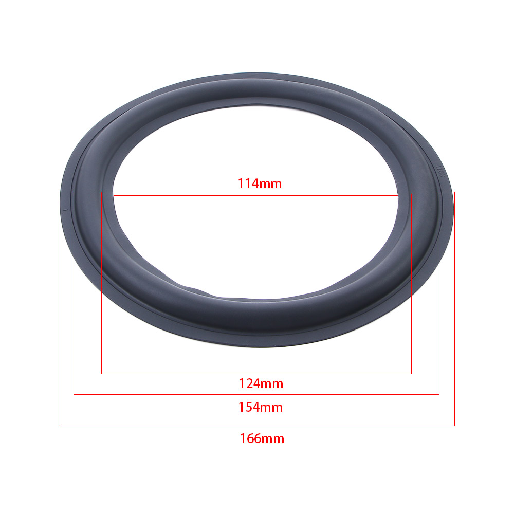 Speaker Reparatie Onderdelen - Subwoofer Rand Ring - DIY 5" 6.5" 8" 10" 12": Transparant