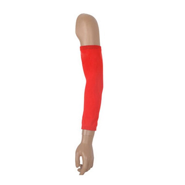 Manga del brazo de la pulsera elástica de la manga de los calentadores del brazo para los hombres: Rojo