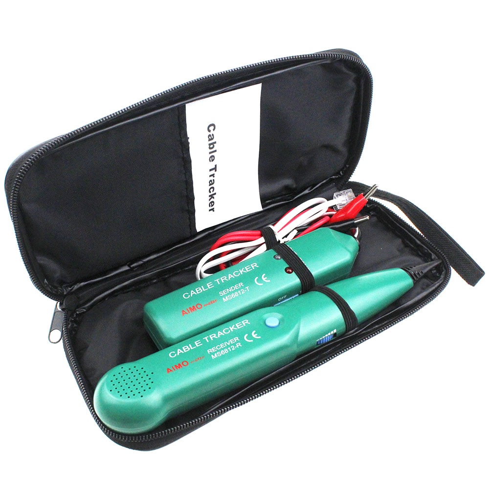 Professionelle Frau6812 LAN Netzwerk Kabel Tester Für UTP STP Katze5 Katze5E Katze6 Katze6E RJ45 RJ11 Telefon Draht Tracker Tracer