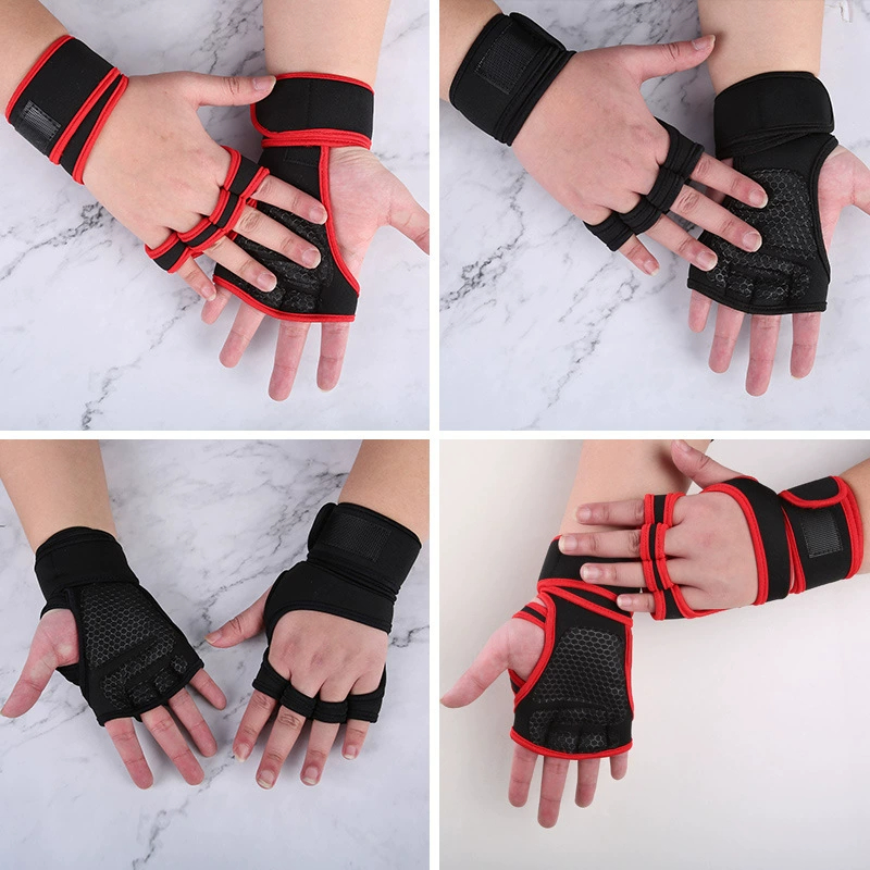 Gants de Sport d'entraînement pour hommes et femmes, gants d'entraînement, Fitness, musculation, haltérophilie, gymnastique, main, poignet, protection du paume