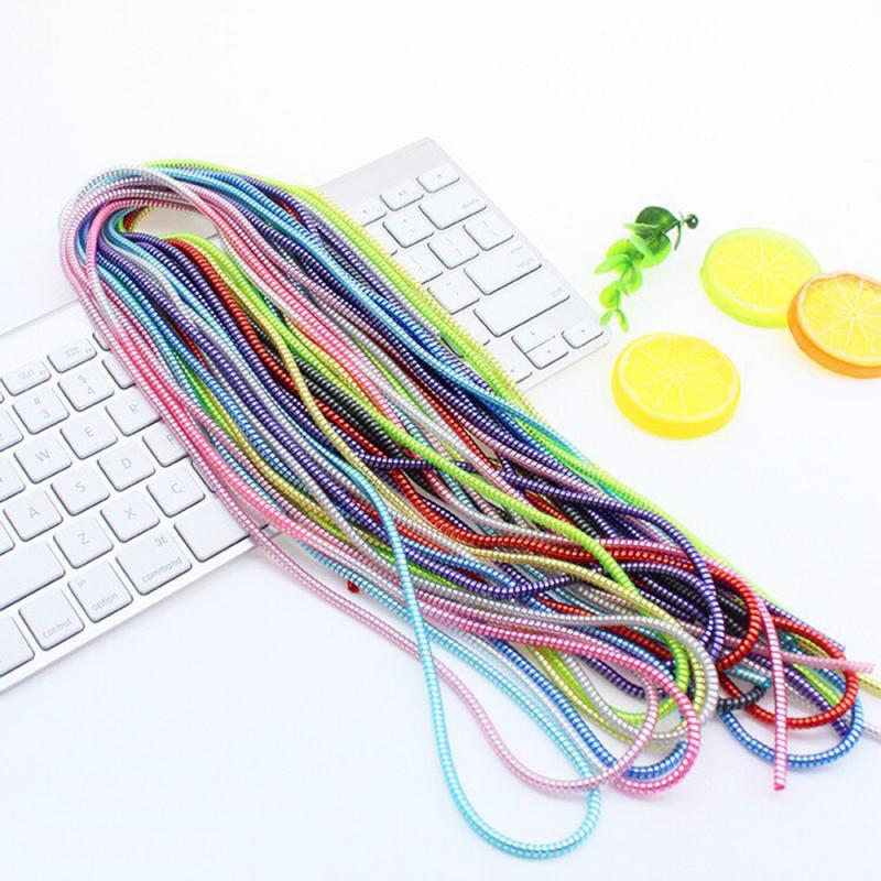 Suitable Cable Winder Charging Data Line Cable Protector Data Line Protection Spring Rope twine For All Cable TXTB1