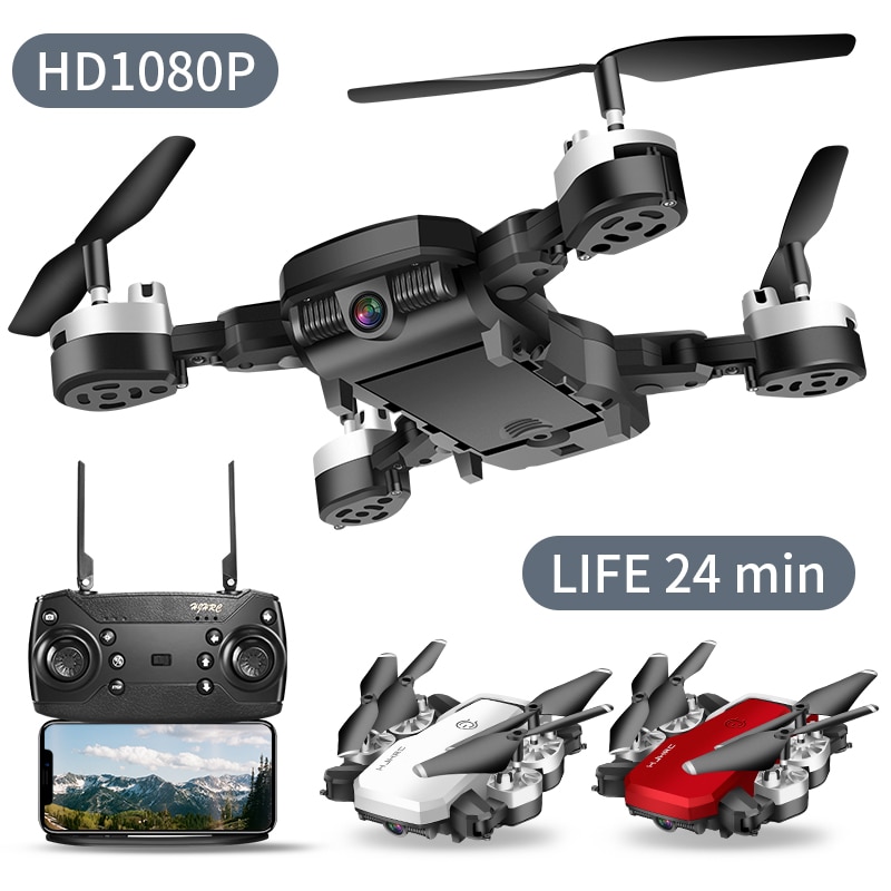 Drone 4K RC Quadcopter Met Camera Opvouwbare FPV Wifi Quadrocopter Groothoek Hoge Houden RC Helicopter Selfie Drone Professionele
