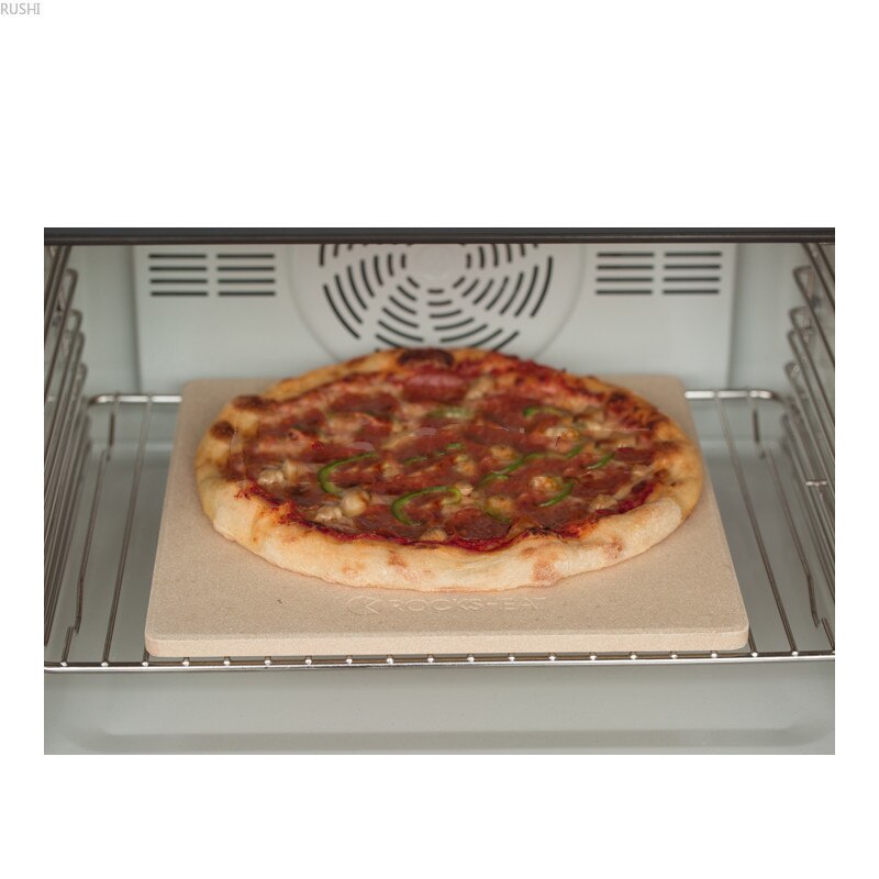 Herramienta para hacer Pizza, utensilio de forma cuadrada, cordierita, horno para hornear, pan, Pizza, piedra, 19x9cm/30x30cm/30,5x30,5 cm/38x38cm