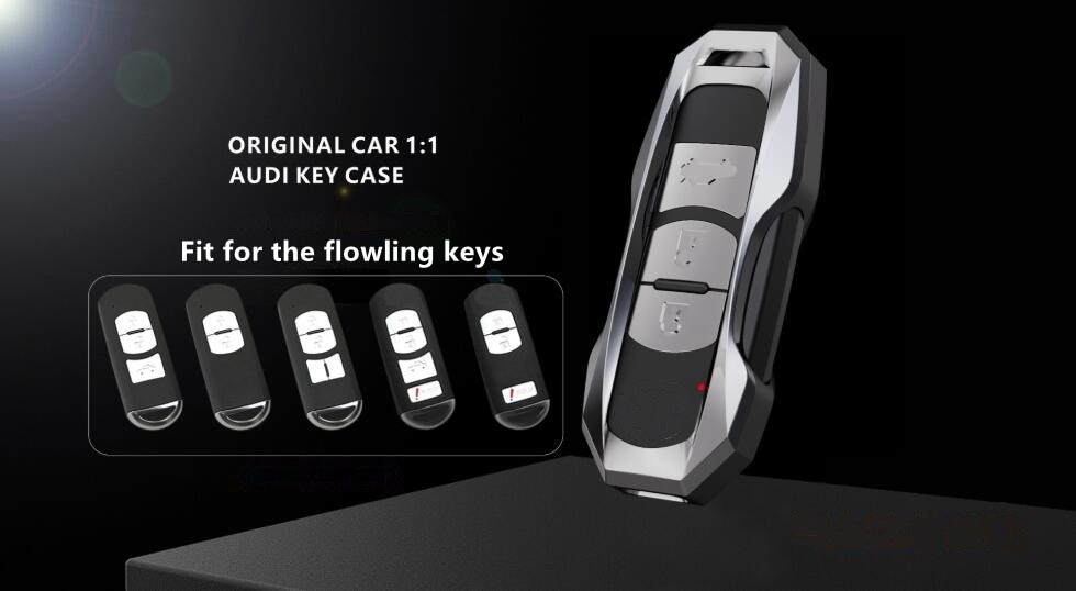 Bil nøglering kasseholder til mazda cx -5 cx-9 cx-3 cx-4 axela mazda 6 atenza smart key shell beskyttende tilbehør