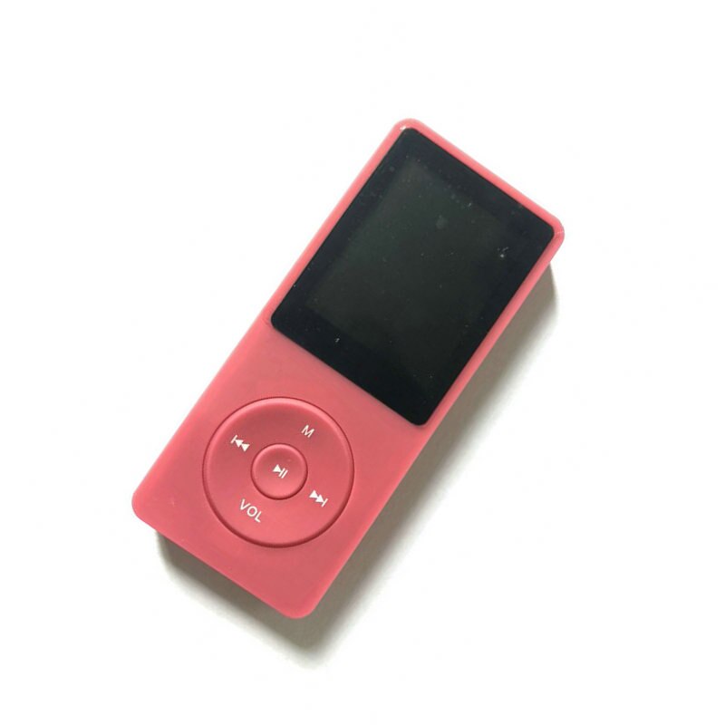 Mini usb MP3 Player With Built-in Speaker hifi speaker mp 3 player 16gb mp 4 Player 16gb with radio X02 walkman mp3-player: hot pink / 16GB