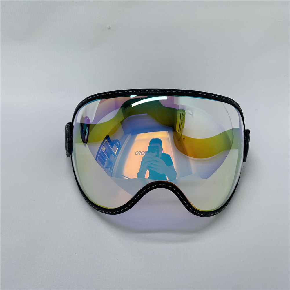 MJ MOTO retro gogle na motocykl kask gogle MOTO3 motocross gogle 4 kolor wymienny motocykl konna okulary ochronne: żółty