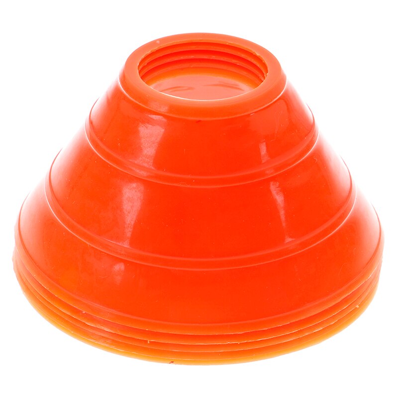 5 pezzi cono mark disc pattinaggio a rotelle allenamento calcio logo piastra PE9 * 5cm logo cono cono sport forniture per allenamento ausiliario: Arancione