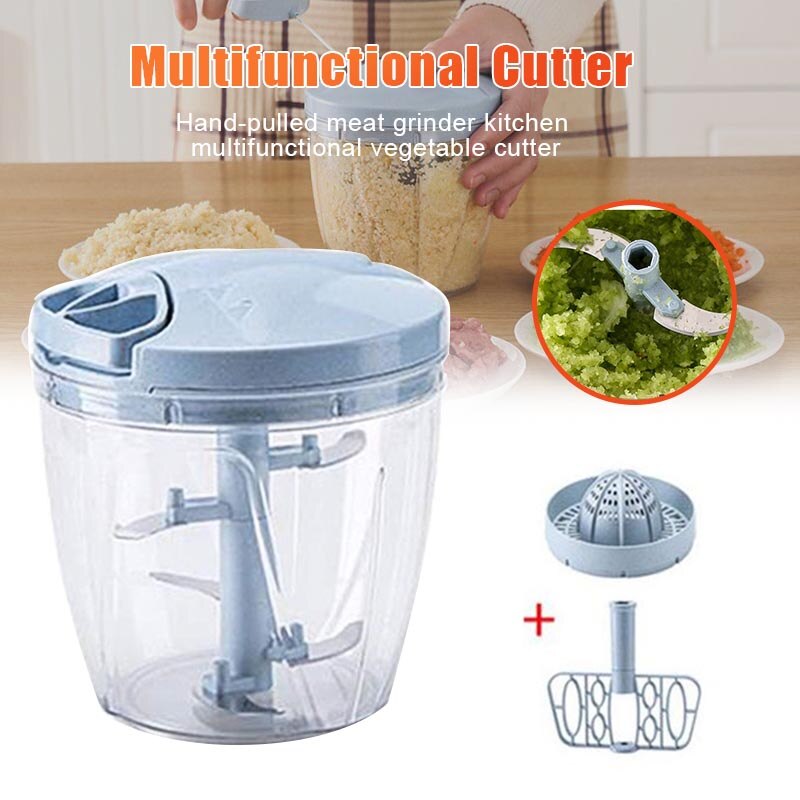 Manual Meat Grinder Hand-power Vegetable Food Chopper Fruit Nuts Grinder LSK99