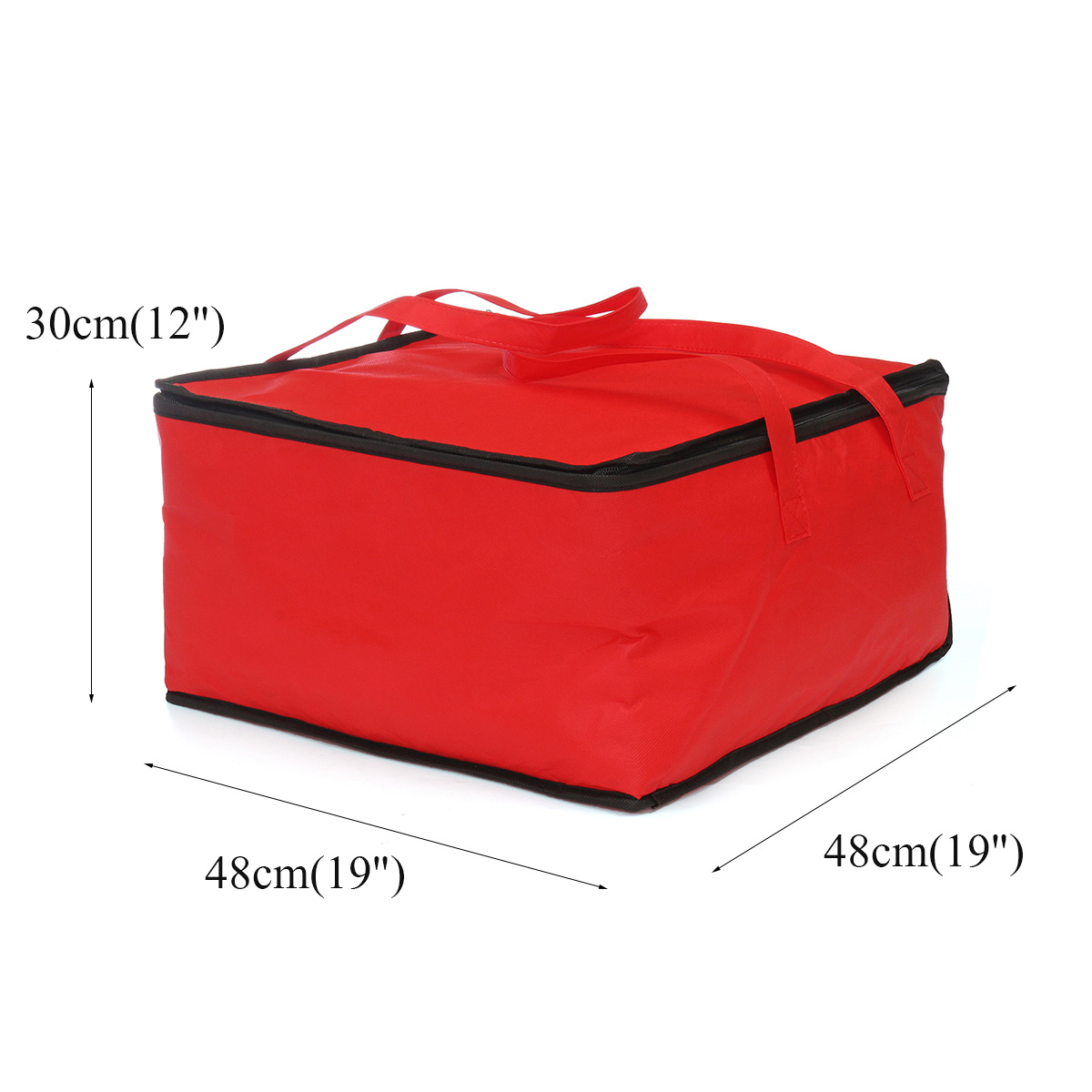 19" Waterproof Insulated Bag Cooler Bag Insulation Folding Picnic Portable Ice Pack Food Thermal Bag Food Bag Pizza Bag