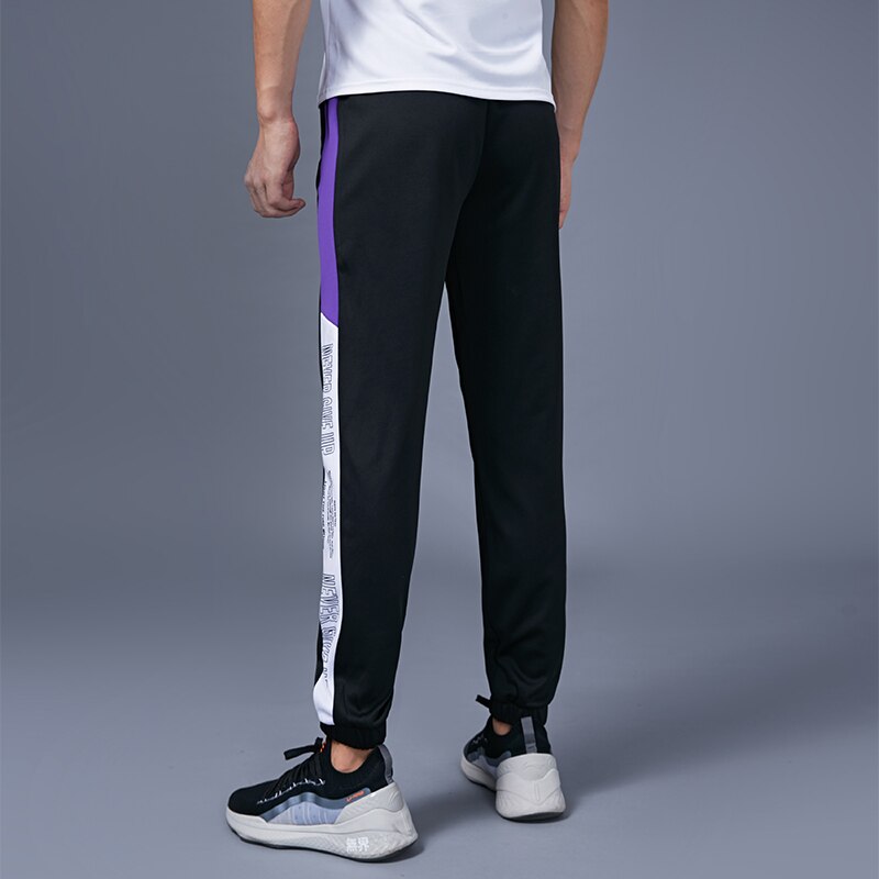 VANSYDICAL Sport Long Pant Men Quick Dry Black Tracksuit Bottoms Printing Running Jogging Gym Pants Workout Male Loose Trouser