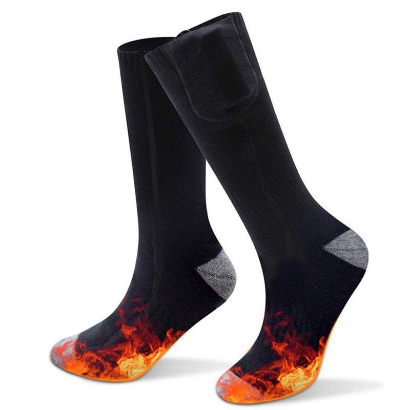 Vinter varm sok fjernbetjening elektriske sokker opladning termostat lithium batteri opvarmning sokker kan vaskes og varme: -en