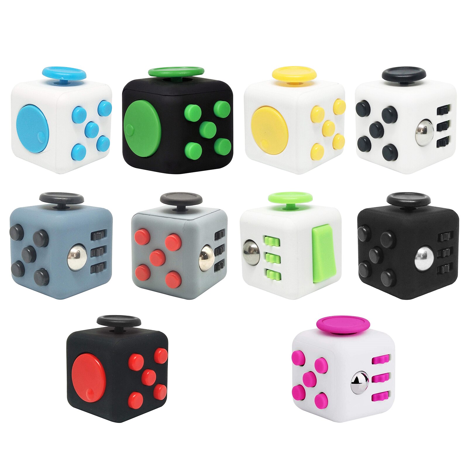 1pc Anxiety Stress Relief Attention Decompression Focus Fidget Gaming Dice Toys For kids Adult stress reliever fidget toy