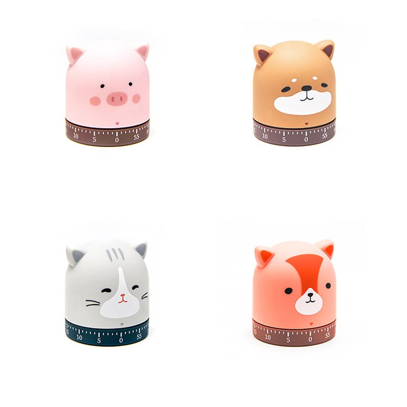Christmas Decoration Cartoon Animal Timer Kitchen Timer Tool Halloween Christmas Party Wedding Decoration Year