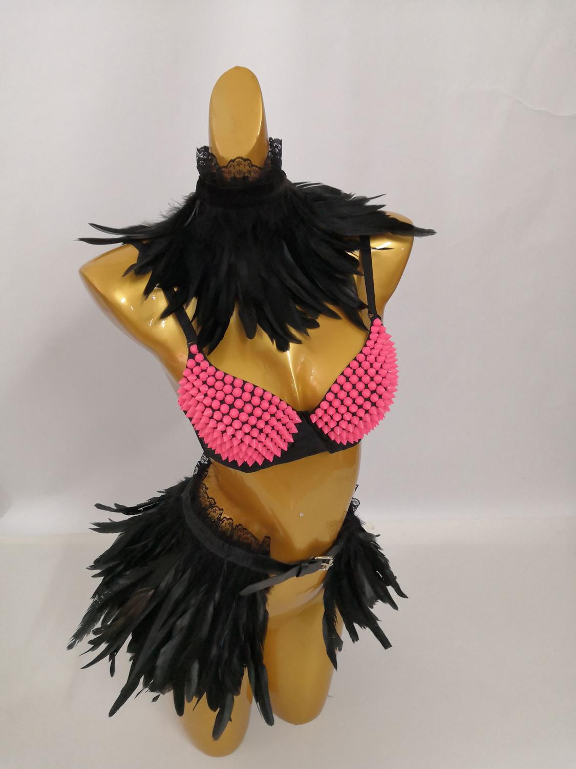 Carnival Showgirl Outfit Showgirl Costume Festival Clothing Rave Outfit #CO2020001