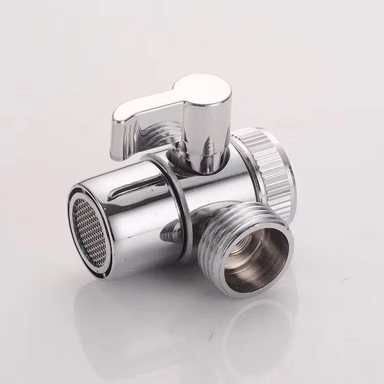 Toilet Washbasin Faucet Outlet Tee Bibcock Washing Machine Inlet Pipe T Adapter Garden Bathroom Water Distributor One In Two Out