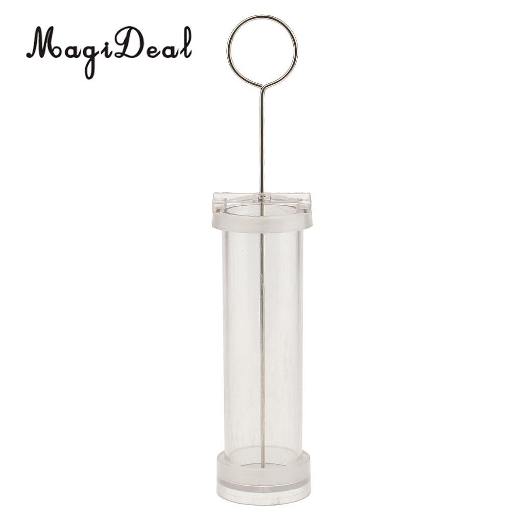 Plastic Candle Making Model Flat Top Round Candle Mold for DIY Candle Making: 15cm Height 