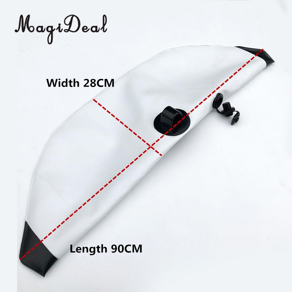 MagiDeal Universal Inflatable Outrigger Stabilizer Water Float Tool for Kayak Canoe Boat Fishing Paddling Diver Accessory White