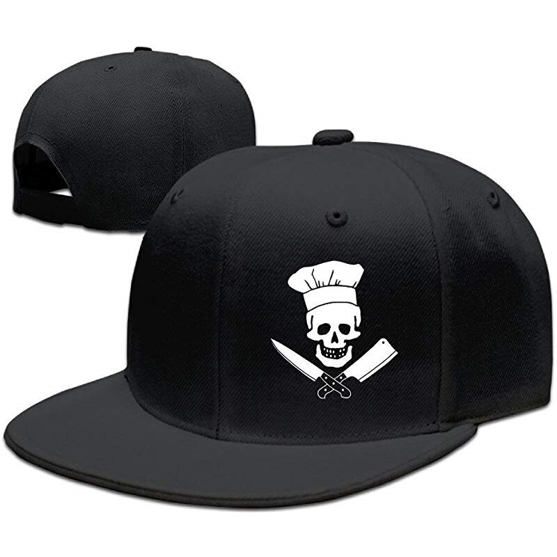 Gorra de béisbol estilo hip hop para hombre, gorro de béisbol estilo hip hop con visera plana, gorras bordado, estilo hip hop, salvaje: black