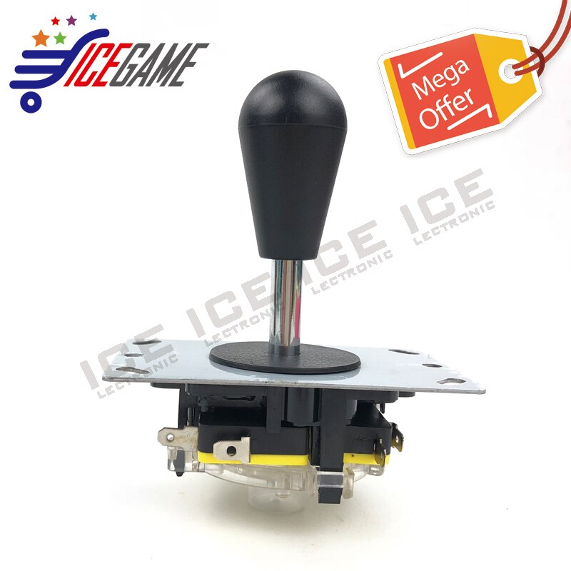 Style Sanwa Arcade Joystick with oval ball top 4/8 Way Operation Fighting