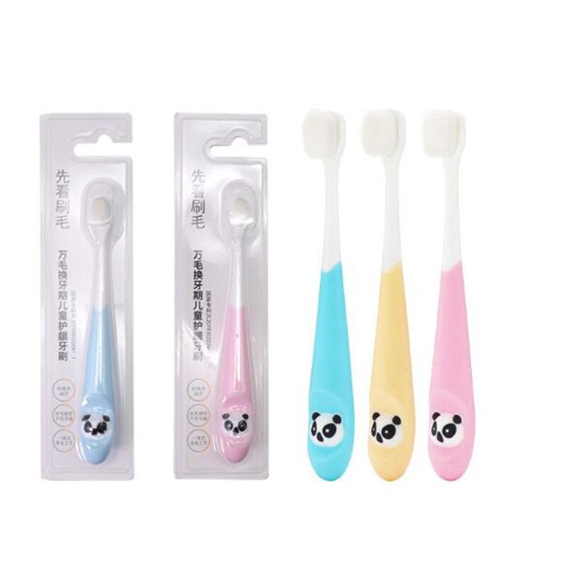 Brosse à dents en Silicone à poils souples pour enfants brosse à dents pour enfants