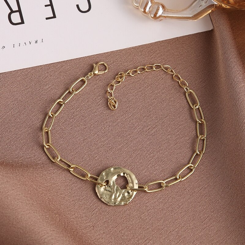 zur Seite fahren Kette ErkläSprosse Edelstahl Halsband Halskette Schmuck für Frauen Ritter Medaille Kette Metall Anhänger Halskette: IFK01105-6