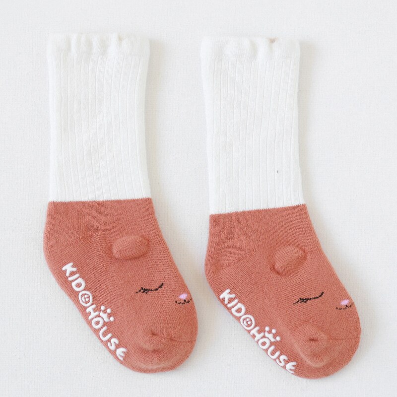 Herfst Winter Baby Meisjes Sokken Pasgeboren Cartoon Baby Sokken Baby Baby Boy Sokken Anti Slip Zachte Katoen Vloer Sok schoenen