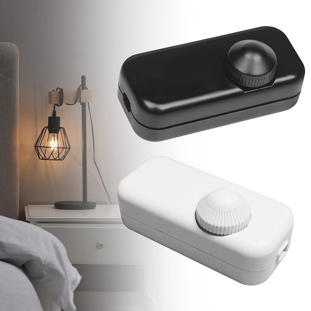1pc led dimmer interruptor em linha botão rotativo embutido 80*36*36mm 220-240v controle dimmer 2 cores para acessórios de ferragens domésticas