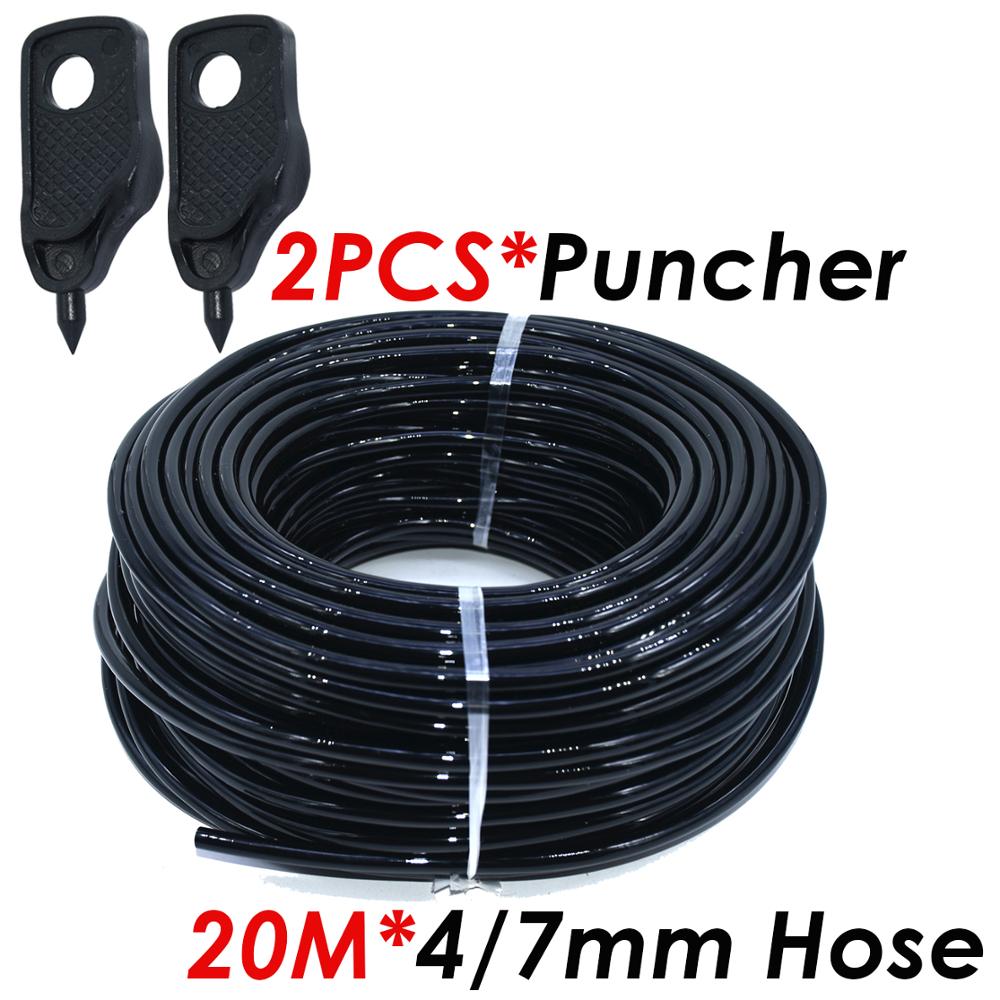 SPRYCLE 25M Garden Micro Drip Irrigation Kits Misting Watering System Automatic Adjustable Dripper Atomizer for 4/7mm 1/4'' Hose: SPL11-KIT07-20M