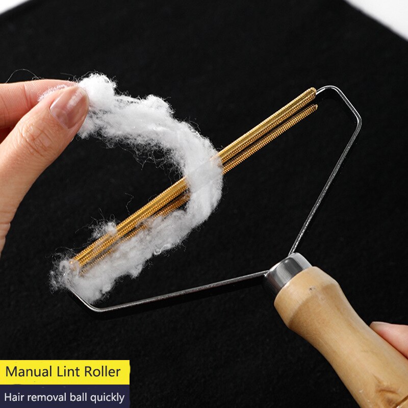 Bærbar fnugfjerner manuel fnug fjernelse af rulle tøj fuzz stof barbermaskine til sweater vævet frakke fnug rulle børste værktøj