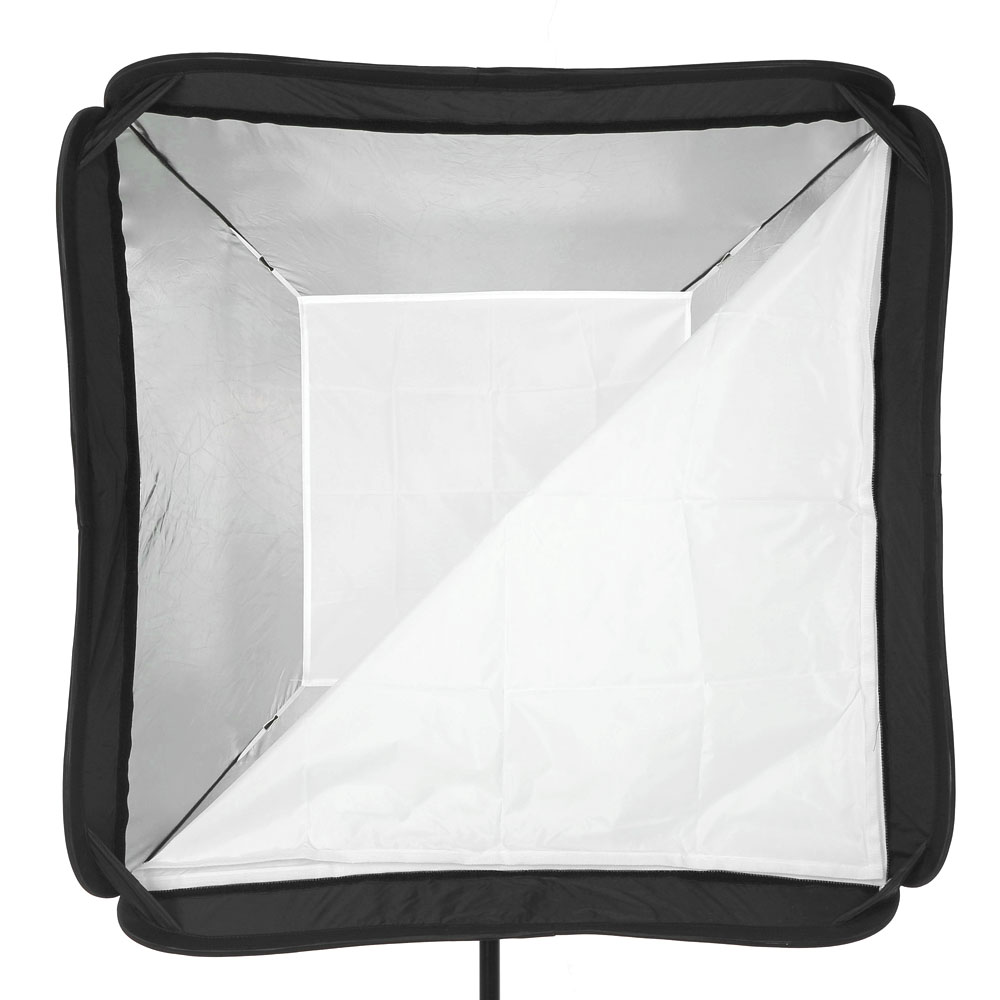 Godox Pro Adjustable 50cm x 50cm Flash Soft Box Kit with S-Type Bracket Bowen Mount Holder for Camera Studio Photograph