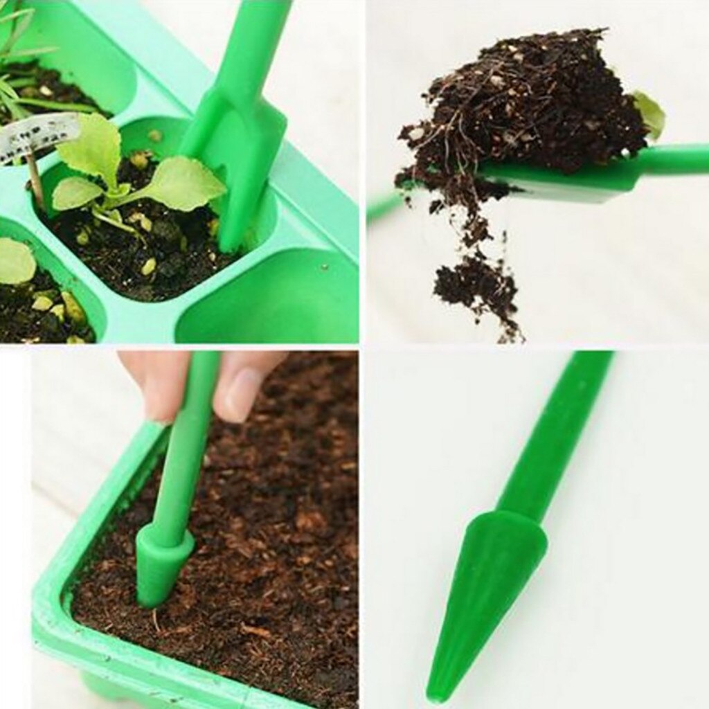 Transplanting Device Planters Digging Tool Seedling Garden Nursery Trays 2pcs