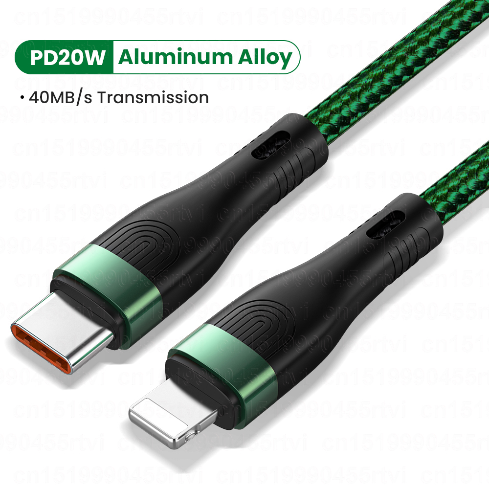 20W Pd Usb Type C Kabel Voor Iphone 13 Pro Max Snel Opladen Usb C Kabel Voor Iphone 12 mini Pro Max Usb Type C Datakabel 1/2M: green / 1m