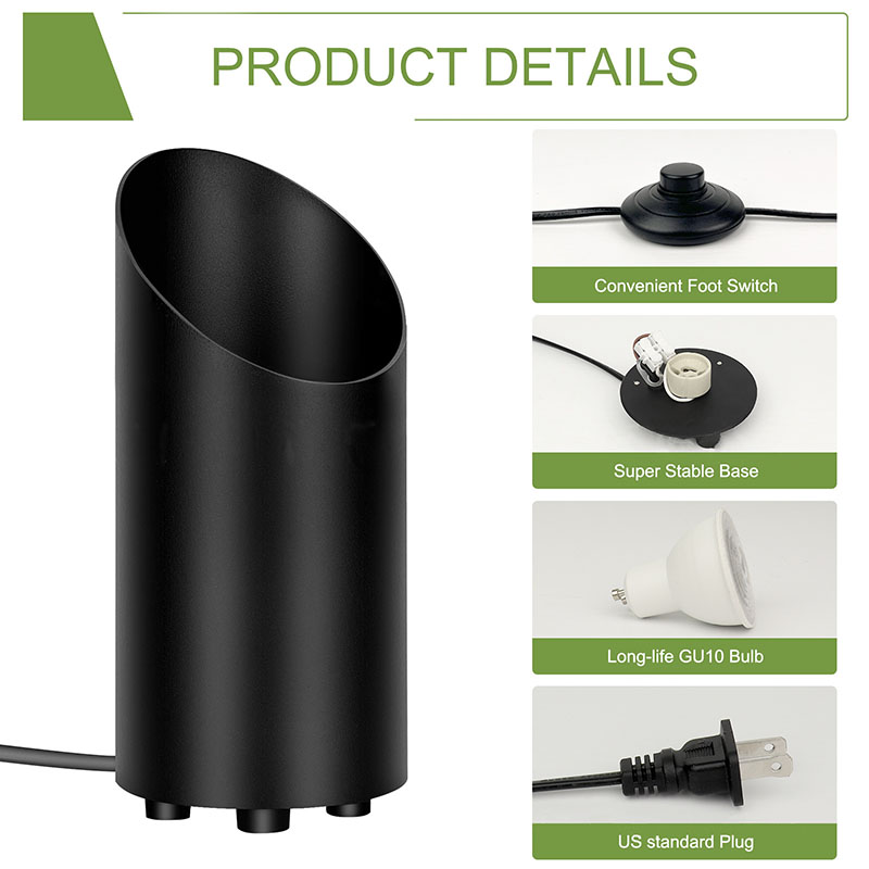 Indoor Vloer Spots Licht voor Potplanten/afbeeldingen Verlichting Kamer Hoek Ambient Versieren Spot Verlichtingsarmaturen 5W Gu10 Lamp