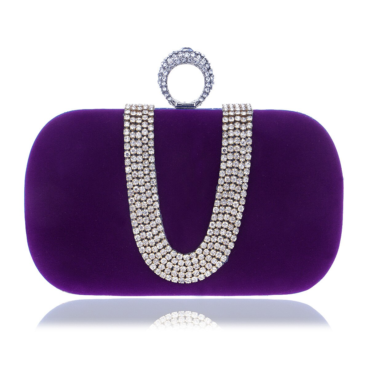 Pochette en strass pour femmes, nouvelle pochette élégante et brillante à la , sac à main avec sangle en chaîne pour fête de mariage, sac de soirée,
