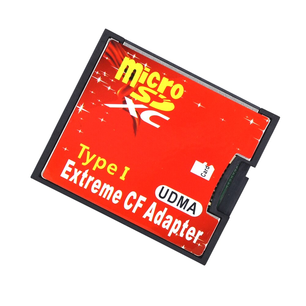 Tishric micro sd tf til cf kort adapter til microsd/hc til compact flash type i hukommelseskortlæser konverter til kamera