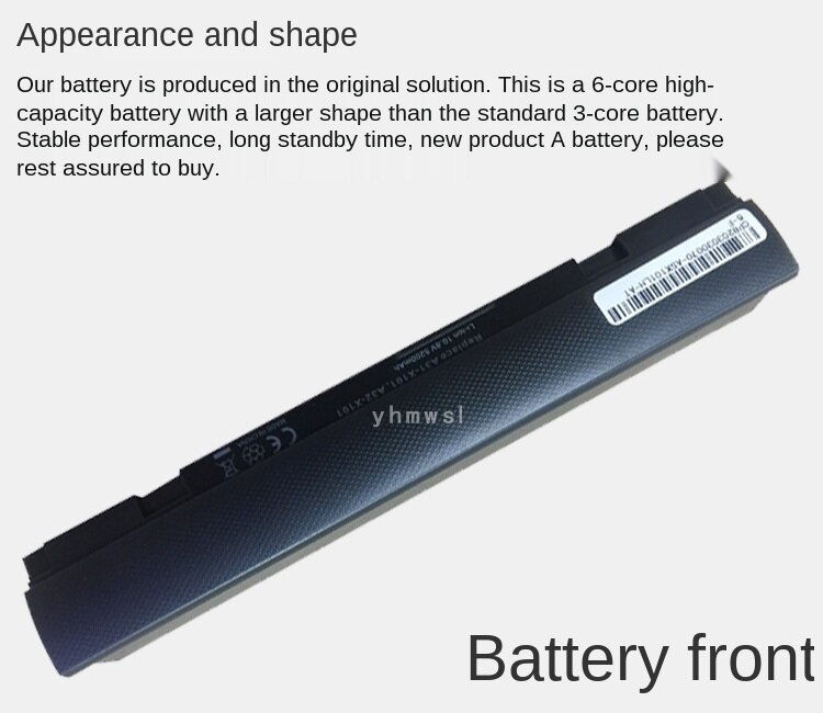 ASUS-batería para portátil EeePC A31-X101, X101CH, X101H, X101