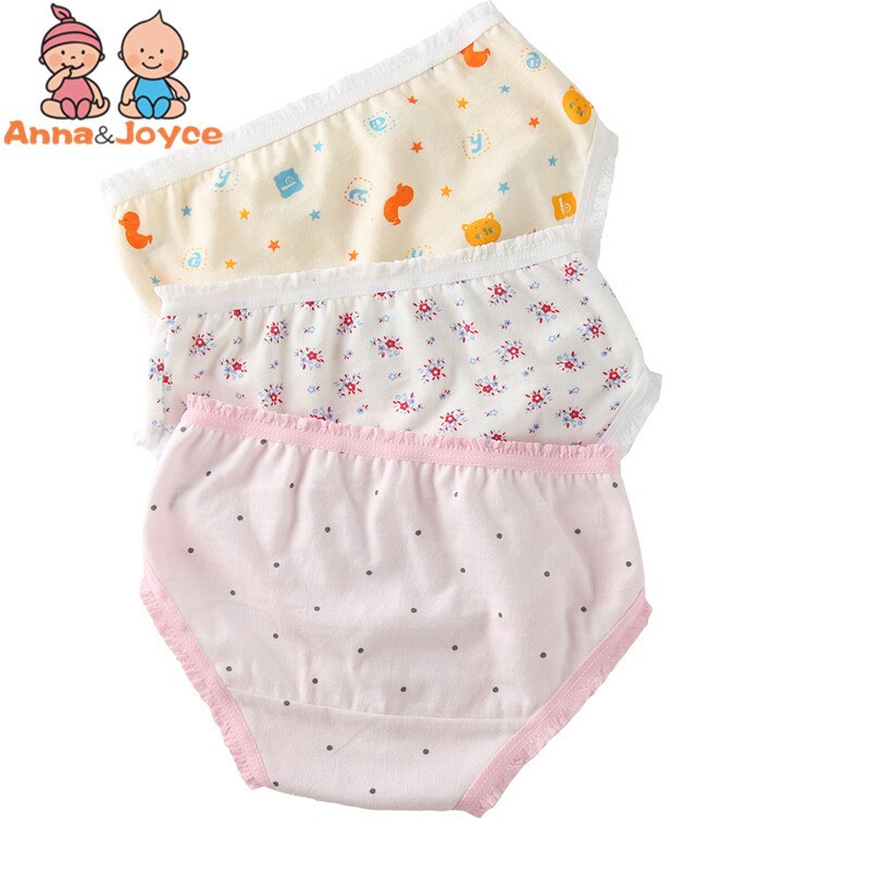 5 pz/lotto ragazze intimo mutandine bambino intimo pantaloncini bambini slip stampa slip ragazza mutandine di cotone for2-10years