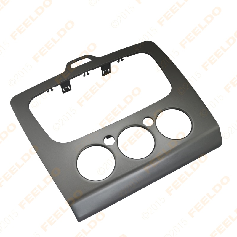 FEELDO Car Radio Stereo DVD Frame Fascia Dash Panel For Ford Focus MK2(05~07) into MK2.5(09~13) Stereo Conversion #HQ3091