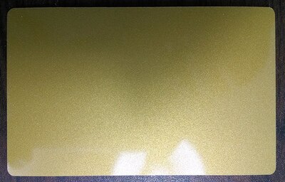 0.22mm 100pcs Blank Sublimation Metal Name Card Printing Blank Business Card Sublimation Ink Transfer: 3 forsted gold