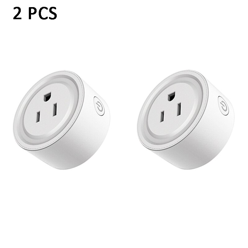 WiFi Bluetooth Mesh Smart Plug US Outlet Smart Socket Remote Control Suitable For Alexa Google Home Assistant For Hao Deng APP: 2 PCS