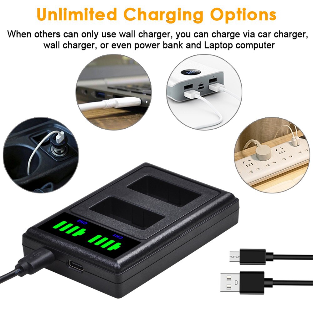 Nb -10l batteri 1200 mah  nb10l nb 10l batterioplader til canon 1100d g1x g15 g16 powershot  sx40hs sx50hs sx60hs sx40 sx50 sx60 hs