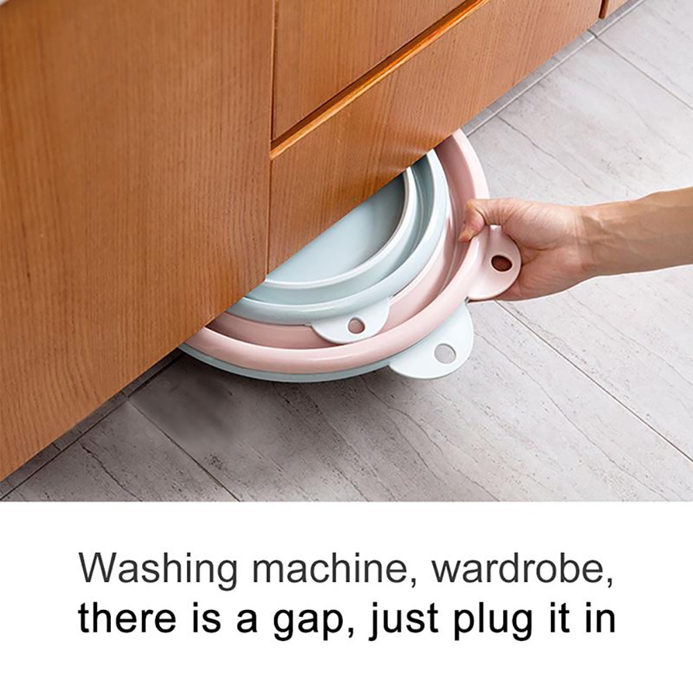 Portable Folding Washbasin Camping Travel Tourism Outdoor Foldable Bucket Basin Bathroom Wash Basin Household Laundry Tub