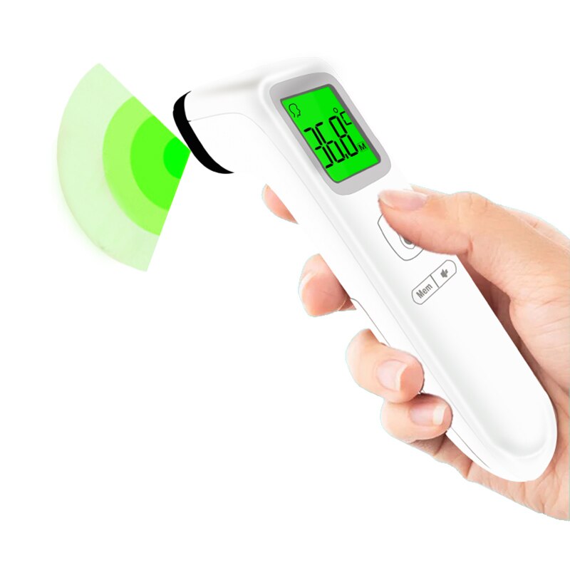 Gezondheidszorg Baby Thermometer Digitale Infrarood Lcd Voorhoofd Non-contact Volwassen Lichaam Koorts Meting Termometro Met Groen Licht