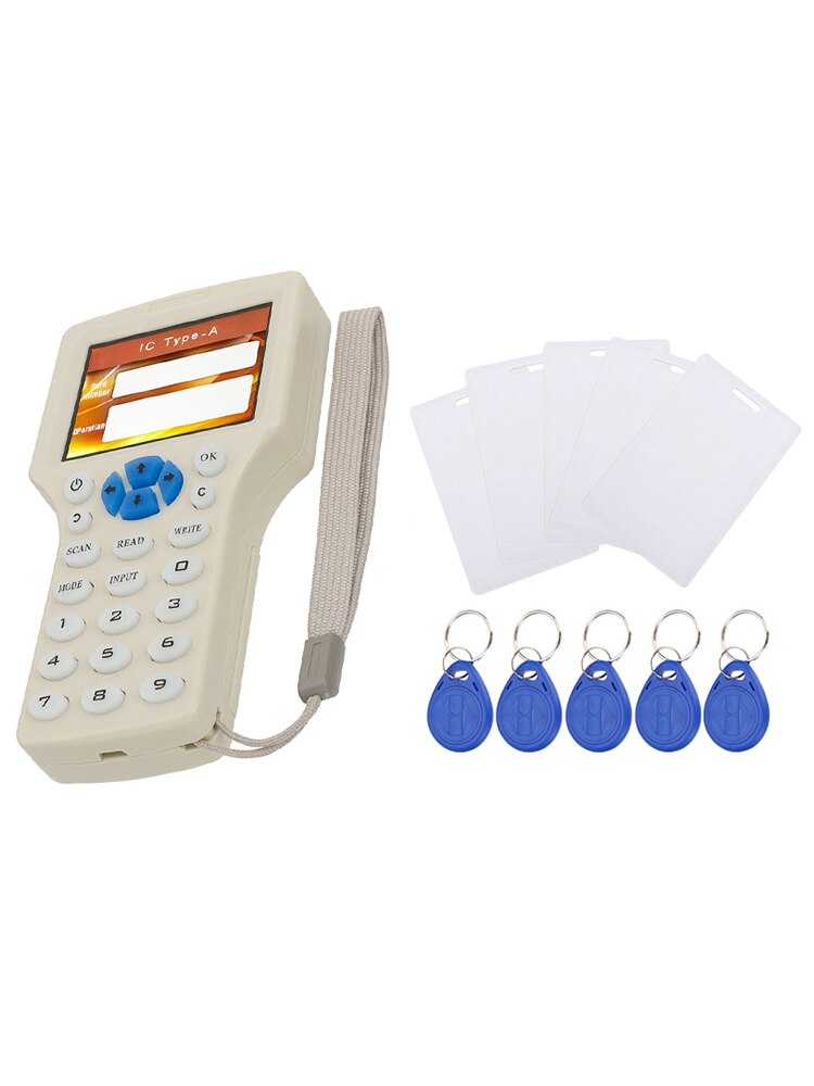 Copieur intelligent RFID 10 fréquence NFC | Graveur/lecteurs/duplicateur, 125KHz, programmateur USB 13.56MHz, porte-clés, lecteur de cartes, décodeur UID