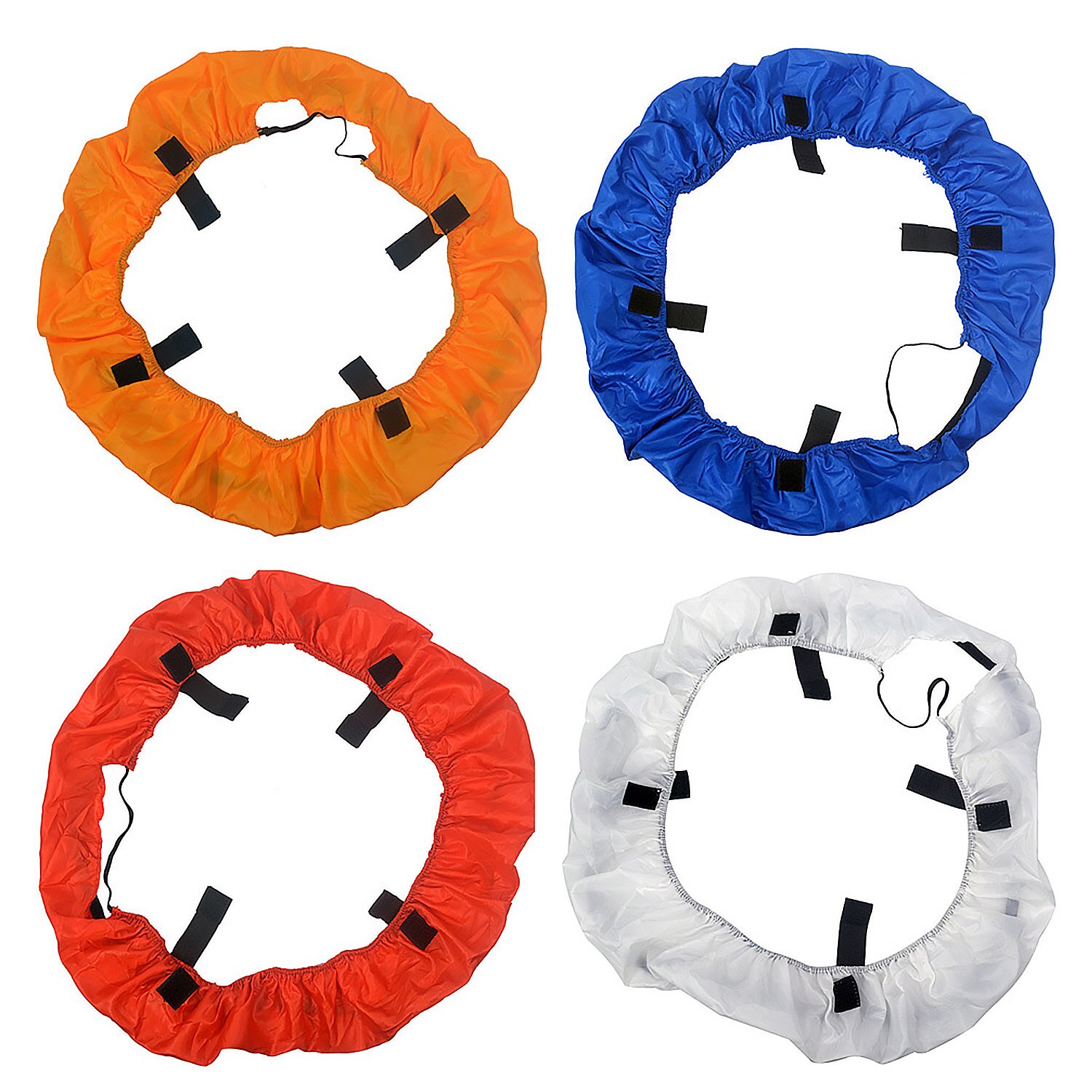 Gosear 4PCS Foldable Softbox Diffuser Cloth Kit for 12 inch Ring Light Ringlight Beauty Portrait Fill Light Product Photography