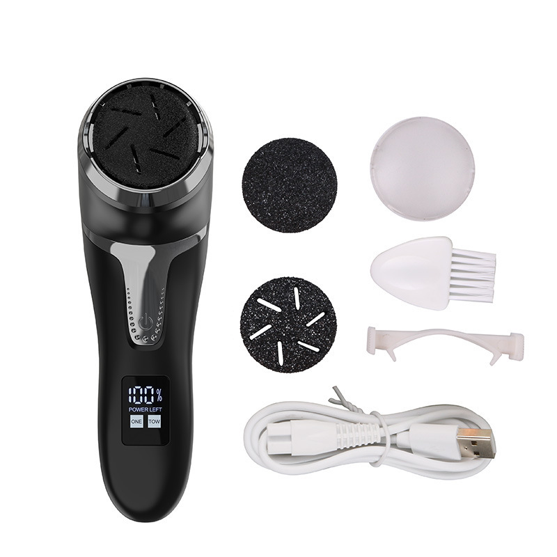 Pedicure Machine Callus Remover Pedicure Tools Foot Dead Skin Remover Foot Grinder Electric Foot Grinder Elec: black