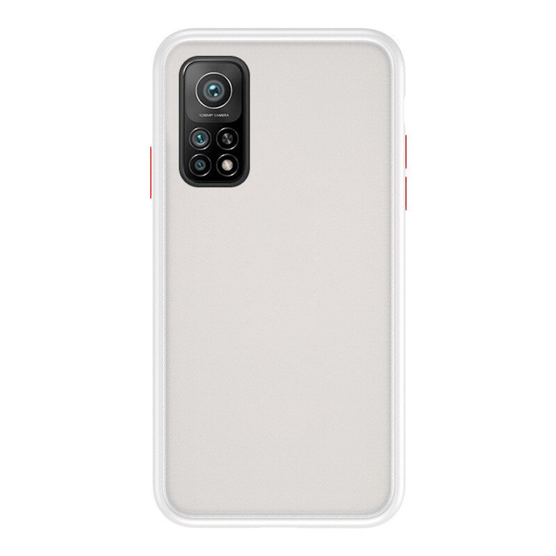Mi10t pro case przezroczyste matowe pokrowce na xiaomi mi 10 t 10 t pro case silikonowe, odporne na wstrząsy coque fundas na xiaomi10t pro capas: mi 10t pro / white